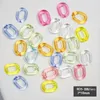 Nail Art Decorations Mixed Chain Charms 3D Colorful Cute Jelly Parts DIY Transparent Rhinestones Candy Color Accessories