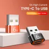 Adaptador USB C USB3.0 para Tipo C 6A Conversor OTG de transfer￪ncia de dados de carregamento r￡pido para laptop Samsung S20