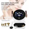 2 dans 1 Ozone Gold RF Plasma Face Nettoyage Machine de soins du visage Acné Retourage Revoinion Salon Beauté Salon Équipement de beauté