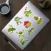 50pcs Cute Frog Ticken Cartoon for Teen Kids Water Bottle Cool Waterproof Feral for Girl Laptop Rower