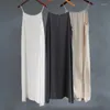 Casual Dresses NINI WONDERLAND 2022 Summer Cotton Vintage Dress White Women Sleevelss Spaghetti Strap Female Mori Girls