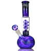 Hookah "Blue Enchantion" Spring Percolator Bong Bongus de vidro espesso de dois estilos para fumaça
