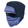 Bandanas Balaclava med ￶ron unisex vinter vindt￤t trapper hatt varm trupper m￶ssa ￶ronflapp jakt ansikte omslag vandring halsdukar