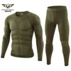 Mens Tracksuits Winter Warm Tight Tactical Thermal Underwear Sets Mens Outdoor Function Breathable Training Cycling Thermo Underwear Long Johns 221010