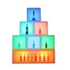Portable Led Bar Furniture Waterproof Display Cabinet Colorful Changed Rechargeable Beer Champagne Bucket Ice Cube Storage Case