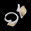 Hoop oorbellen lanyika koper calla lelie oorring micro pave zirkon voor vrouwen bruiloft banket alledaagse mode klassiekers sieraden