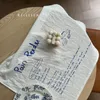 Table Cloth Korean Style Blue Handwritten Font Background Placemat Napkin Cover Outdoor Outing Food Pendulum Props