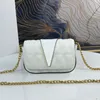 Clutch Bag Chain Crossbody Bags Quilting Cowhide Leather Shoulder Purse Flap Gold Metal Hasp Cell Phone Pocket Fashion Dinner Bag Removable Chains Handbags Wallet