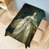 Table Cloth French Rococo Style Boucher Royal Court Madame De Pompadour Canvas Painting Myth Goddess Wall Decoration Tapestry