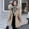 Damskie puszki parkas topy Parker Wyściełana Plush's Plush Liner zdejmowana nadrzędna płaszcz 2022 Nowy zima gruba ciepła płaszcz damski NBH690 T221011