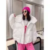 Women's Down Parkas 2022 New Winter Women Parkas特大ジャケットSlim Hooded厚い温かい綿のパッド入りコートメスレスウェアルーズパーカーL67 T221011