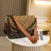 Cheap Purses Bags 80% Off high quality red large capacity women's winter style printed wide belt messenger chain handbag