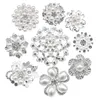 Broches Broches Mixte Strass Cristal Broche Alliage Or Vintage Ensemble Assorti Pour Bouquet De Mariage Cadeau De Fête Artisanat Diy Drop Delivery Am69H