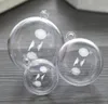 ornements transparents en plastique bricolage