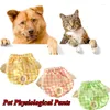 Dog Apparel Fashion Breathable Physiological Pants Soft Polyester Diaper Sanitary Shorts Panties Briefs Underwear Pet Diapers