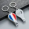 Ouvreurs de la Coupe du monde Football Foothteam Small Gift Flag Pattern Nail Clipper Bottle Ouvreur Keychain Souvenir ZXF7