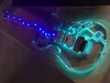 Transparent Acrylic Electric Guitar with Colorful Led Light Maple Neck Offer customized