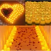Свечи 624pcs Flless Lod Candles Tea Light Creative Lamp Battery Power Home Wedding Wedding Gutem Gutem Gutem