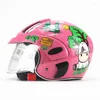 Helmets de motocicleta 2022 Casco infantil Ni￱os Ni￱os a la mitad de la seguridad deportiva de la cara para el skate ciclista