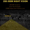 Jaktkameror Megaorei 3 Night Vision Rifle Scope HD720P Video Record PO Taking NV007 Hunting Optical Sight Camera 850nm Laser Infraröd IR 221011