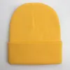 Berretti Solid Unisex Beanie Autunno Inverno Misto lana Morbido caldo Berretto lavorato a maglia Uomo Donna SkullCap Cappelli Gorro Cappellini da sci 24 colori Berretti