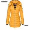 Dames Down Parkas NeedBo Long Puffer Winterjas Dames Hooded Parka Warm vrouwelijke jas plus maat 3xl Casual katoenen gevoegde parka's 2021 T221011