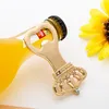 Ouvre-bouteille de bière dorée créative Souvenirs de mariage ouvre-bouteille en forme de couronne cadeau d'anniversaire d'anniversaire pour invité RRE14872