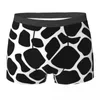 Underpants Black And White Cow Print Underwear Trendy Pattern Spots Customs Trunk Males Panties Elastic Boxer Brief Birthday Gift