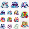 Många stilar tie-dye hink hatt klassisk designer graffiti hatt för kvinnor mode ny höst vårfiskare hattar sol mössor