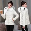 Women's Down Parkas 2022 New Women's Winter Jacket Stawen Heal Warm Parka Coat Loose Bread Coat Fur Collar Hooded Cotton Padded Parkas Jackets Outwear T221011