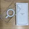 Прозрачный магнитный чехол для чехлов Magsafe для iPhone 14 13 12 11 Pro Max XS X XR 8 7 Plus SE, чехол для беспроводной быстрой зарядки, чехол