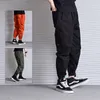 Męskie dżinsy męskie mody streetwearu luźne fit duże kieszenie swobodne spodni ładunkowy hombre japoński designerski projektant Hip Hop Joggers