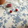 Table Cloth Retro Floral For Tapete Rectangular Tablecloth Cotton And Linen Wedding Decoration Cover Nappe De