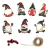 Christmas Decorations 7PCS Year Cute Elf Dwarf Tree Ornaments Exquisite Pendants For Home Party Doors Windows