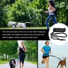 Collari per cani Corda da trazione Guinzaglio a mani libere con marsupio Pull Running Cintura elastica retrattile Imbracature riflettenti Forniture