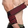 Genouillères 1 pièces Coudières réglables Bandage Protecteur de soutien élastique pour haltérophilie Powerlifting Bodybuilding Bras Wrap Brace Strap