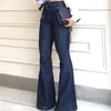 Women's Jeans High Waist Wide Leg Brand Women Boyfriend Denim Skinny Woman's Vintage Flare 2XL Pant