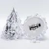 Décorations de Noël Veilleuse Forme d'arbre Lampe LED de bureau en plastique non éblouissante Cadeau de fête lumineux