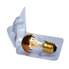 Bombilla LED-Filament-Leuchten, E27, 4 W, 110 V, 220 V, Dimmer, G45-Bubble-Ball-Glühbirne, Edison Sgolden Top-Spiegel, schattenlose Lampe, Warmweiß