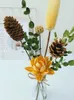 Faux Floral Greenery Nordic Ins Style Set di fiori secchi Nessun vaso Pigna Eucalipto Fiore immortale Decorazione della casa Ornamenti Puntelli di tiro 221010