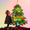 クリスマスの装飾機能的な木の装飾は豊かな語彙の長い寿命繊細なフェルトを豊かにする
