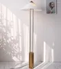 Lampy podłogowe francuska średniowieczna lampa kapeluszowa nowoczesna minimalistyczna sypialnia salonu