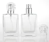 Bottiglie spray per profumo in vetro da 30 ml Bottiglie spray trasparenti portatili con atomizzatore in alluminio Custodia cosmetica vuota SN379