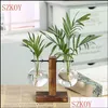 Vazen Hydroponische vaas Vintage Desktop Plant Terrarium Planter BB Glazen water Planting Propagatie Stations Home Decoratie 210610 DRO DHZUI