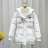 Womens Down Vrouwen Winter Parka Vrouwelijke Dikker Warme Katoenen Gewatteerde Jas Capuchon Casual Losse Sneeuw Jas Uitloper 221010