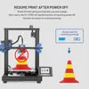 Impresoras 2 in1 extrusor de dos colores cabeza dual 3D impresora impresión de impresión filamentos bueyes de titán detección de titán