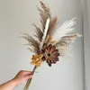 Faux Floral Greenery Eternal Bouquet Natural AirDried Real Flower Living Room Decoration Tabletop Decoration Household Reed Flower Arrangement 221010