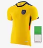 Camiseta de fútbol de Ecuador 2022 22 23 Copa del Mundo IBARRA MENA PRECIADO Equipo nacional camiseta de fútbol para hombre adulto Hombres niños kit 2023 uniforme local visitante amarillo azul mujer top 888