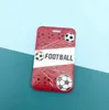 Contrôles faciles à transporter 1pc support de carte de football cool aléatoire avec longe de poignet