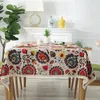 Bordduk Cfen A's Quality Sun Flower Fine Cotton Emp Vintage Lace Thick Printed Dining TablecoLt
